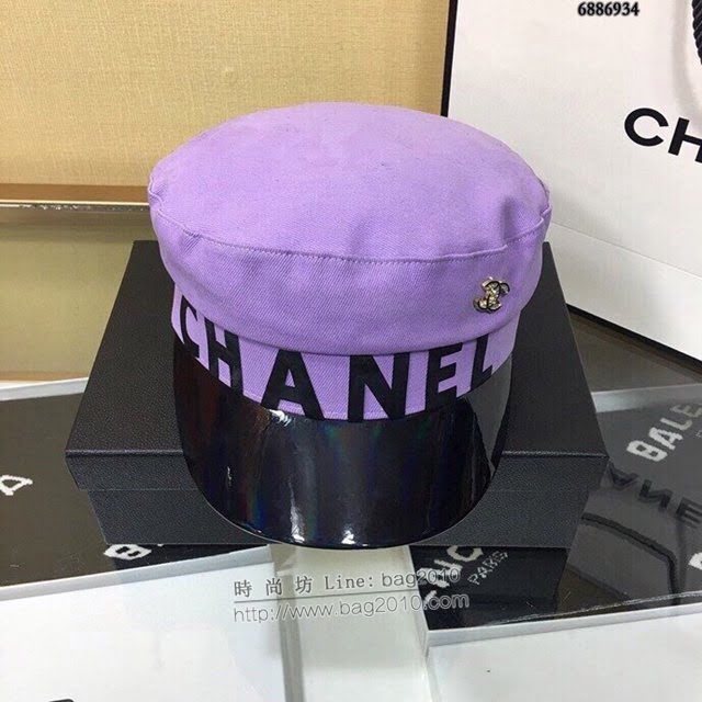 Chanel女士帽子 香奈兒經典大字母標誌八角帽 Chanel經典貝雷帽  mm1072